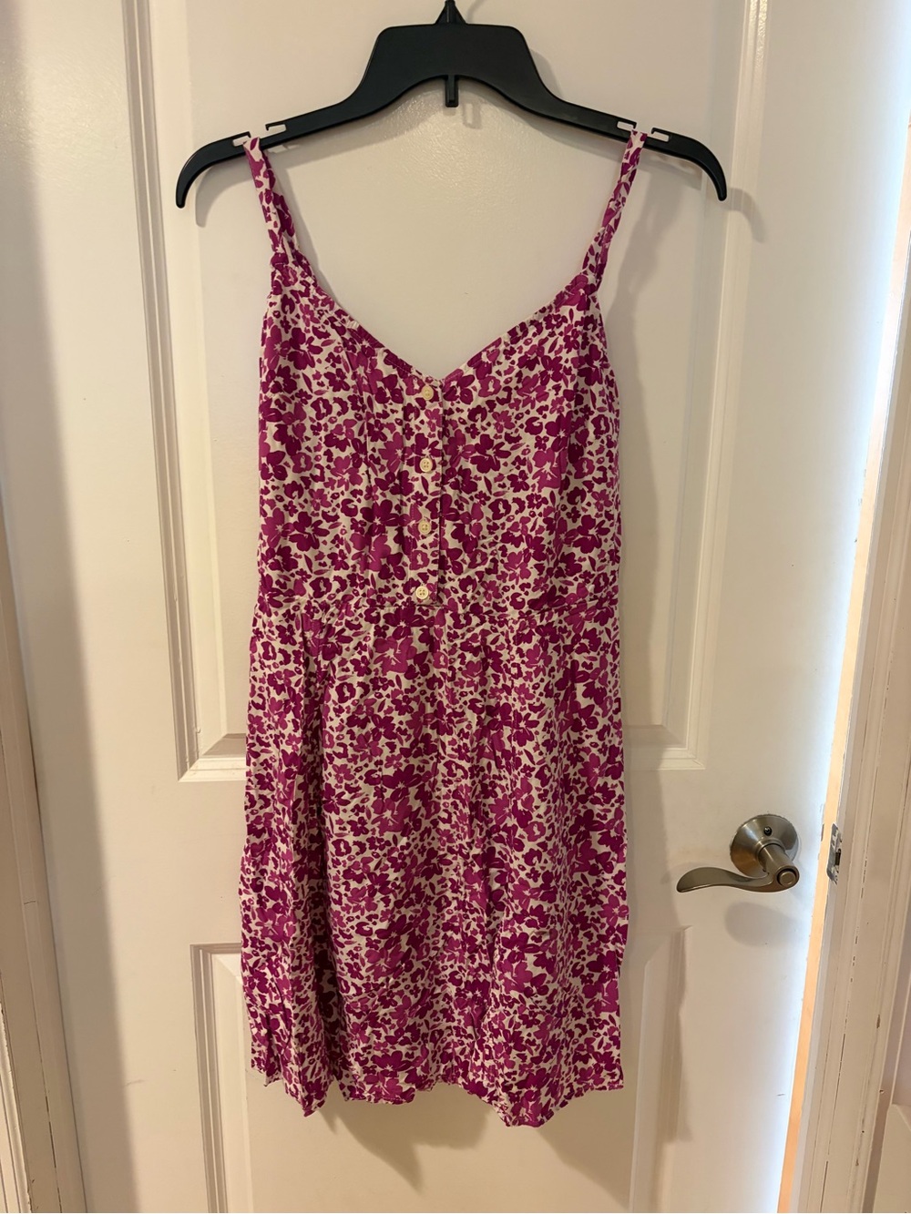 Gap Pink Floral Button-Front Sundress
